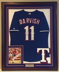 Yu Darvish Signed Texas Rangers Jersey 202//246
